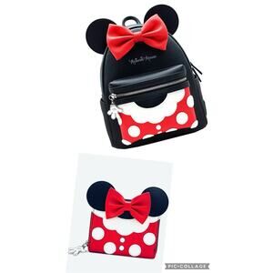*NEW EXCLUSIVE 2 PACK* Loungefly XLASR Minnie Mouse Dress Mini Backpack & Wallet